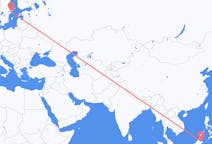 Flyg från Sandakan, Malaysia till Stockholm, Sverige