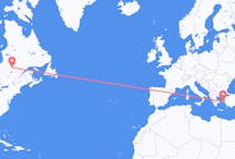 Flights from Chibougamau, Canada to Chios, Greece