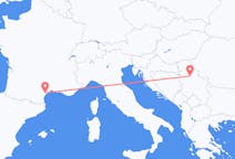 Flyrejser fra Aspiran, Frankrig til Beograd, Serbien