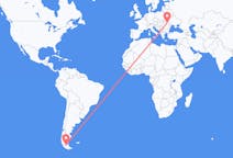 Flyrejser fra Punta Arenas, Chile til Suceava, Rumænien