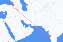 印度出发地 果阿飞往印度目的地 埃尔祖鲁姆的航班