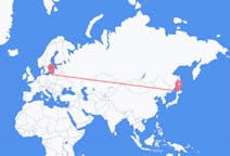 Flights from Asahikawa, Japan to Gdańsk, Poland