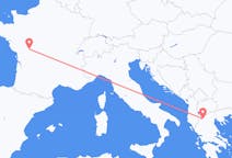 Flyg från Kastoria till Poitiers