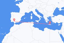 Flights from Heraklion in Greece to Seville in Spain