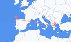 Flyreiser fra La Coruña, Spania til Volos, Hellas