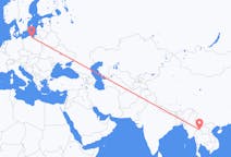 Flyrejser fra Chiang Rai-provinsen, Thailand til Gdańsk, Polen