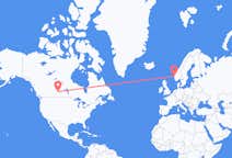 Flyrejser fra Saskatoon til Bergen