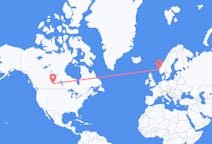 Flyreiser fra Saskatoon, Canada til Bergen, Norge