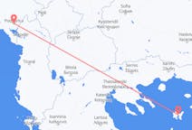 Flüge von Lemnos, nach Podgorica