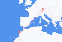 Flyreiser fra Essaouira, Marokko til Innsbruck, Østerrike