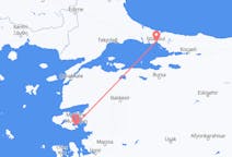 Vluchten van Mytilini, Griekenland naar Istanboel, Turkije