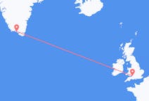 Flights from Bristol, England to Qaqortoq, Greenland