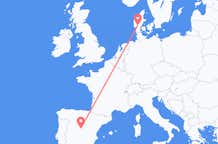 Flights from Billund to Madrid