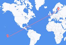 Flights from Rangiroa, French Polynesia to Helsinki, Finland