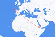 Flüge von Lalibela, Äthiopien nach Vigo, Spanien