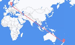 Flyg från Napier, Nya Zeeland till Växjö