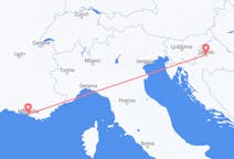 Flyreiser fra Zagreb, Kroatia til Marseille, Frankrike