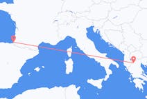 Flights from Kastoria, Greece to Biarritz, France
