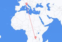 Flyreiser fra Lubumbashi, Kongo-Kinshasa til Firenze, Italia