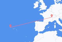 Flights from Flores Island, Portugal to Geneva, Switzerland