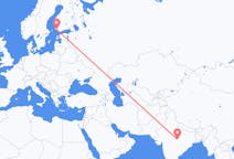 Flights from Jabalpur, India to Turku, Finland