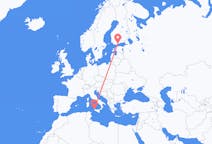 Loty z Helsinki, Finlandia do Trapani, Włochy