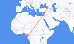 Flights from Port-Gentil, Gabon to Erzincan, Turkey