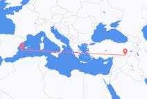 Flüge von Mardin, die Türkei nach Ibiza, Spanien