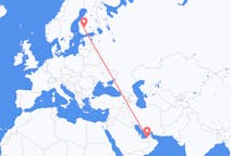 Flyrejser fra Abu Dhabi til Tampere
