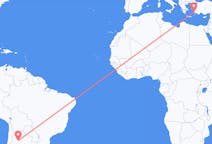 从聖米格爾-德-圖庫曼飞往哈利卡那索斯的航班