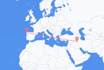 Flyrejser fra Sulaymaniyah, Irak til Santiago de Compostela, Spanien