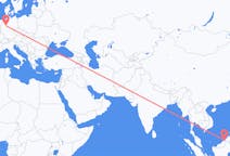 Flyreiser fra Bandar Seri Begawan, Brunei til Paderborn, Tyskland