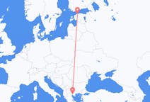 Vluchten van Tallinn, Estland naar Thessaloniki, Griekenland