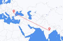 Vluchten van Raipur, India naar Boekarest, Roemenië