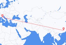 Flyreiser fra Ganzhou, Kina til Firenze, Italia