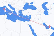 Vluchten van Dubai, Verenigde Arabische Emiraten naar Alghero, Italië