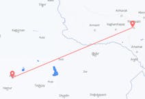 来自亚美尼亚葉里溫目的地 土耳其阿格里·梅尔凯兹的航班