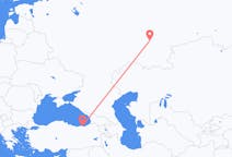 Flyg från Ufa, Ryssland till Trabzon, Turkiet