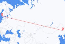 Flyrejser fra Harbin til Turku