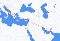 Flyg från Bandar Abbas, Iran till Brindisi, Italien