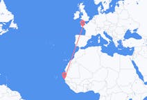 Flights from Dakar, Senegal to Lorient, France