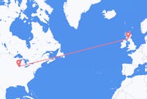 Flüge von Chicago, Belize, nach Glasgow