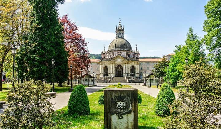 The Sanctuary of Loyola, Getaria, Zarauz and San Sebastian from Bilbao 