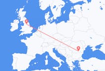 出发地 罗马尼亚出发地 布加勒斯特前往英格兰的利兹的航班