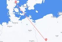 Flyreiser fra Wrocław, Polen til Århus, Danmark
