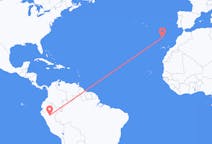 Flyreiser fra Tarapoto, Peru til Funchal, Portugal