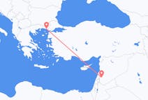 Flyreiser fra Damaskus, til Alexandroupolis