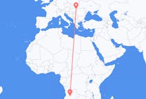 Flyreiser fra Kuito, Angola til Debrecen, Ungarn