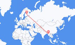 Flights from Bagan to Kuopio