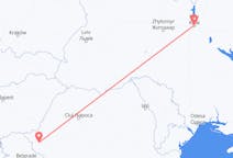 Vluchten van Kiev, Oekraïne naar Timișoara, Roemenië